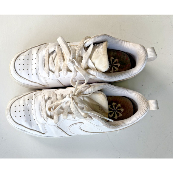Nike Boys Court Borough Low Recraft White Athletic Shoes - Size 5Y - Picture 4 of 7